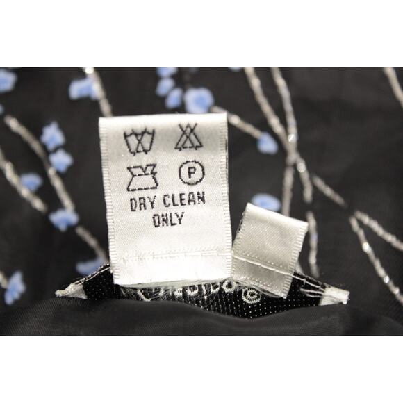 VTG Papell Boutique Evening Dress Women's 16 Y2K Gown Whimsygoth Dark Fairy - Picture 10 of 10